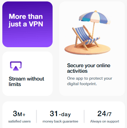 Free Bonus #1: Get Free purevpn 